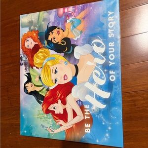 Disney Princess Canvas with Blue and Red Accents